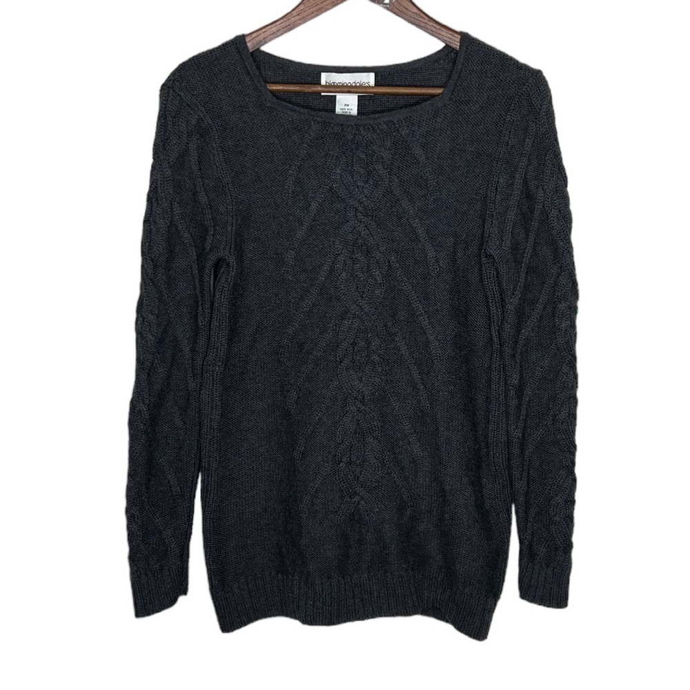 Bloomingdale’s 100% Wool Cable Knit Sweater